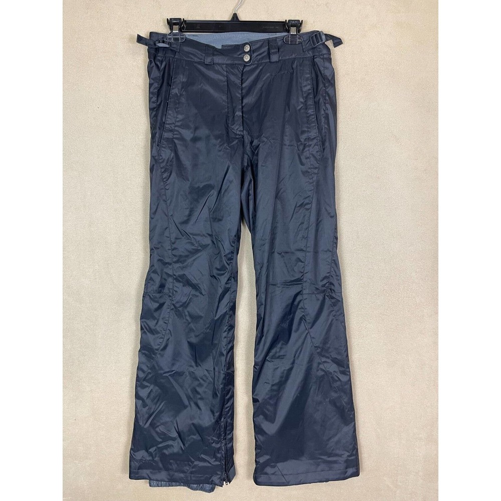 Columbia Convert Snow Pants Womens S Waterproof Breathable Snap Closure Blue‎